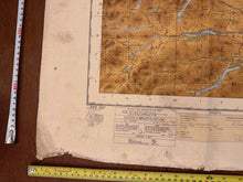 Load image into Gallery viewer, Original WW2 British Army RAF Navy Base Map of Scotland - The Eastern Highlands - The Militaria Shop