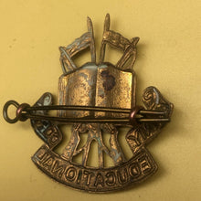 Load image into Gallery viewer, Original British Army Cap Badge - Army Educational Corps - The Militaria Shop