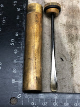 Load image into Gallery viewer, Original WW1 British Army SMLE Enfield Brass Oil Bottle - EFD Marked - The Militaria Shop