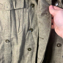 Load image into Gallery viewer, West German Field Jacket Green Wool Shirt Military Uniform Germany - 35" Chest - The Militaria Shop