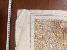 Load image into Gallery viewer, Original WW2 British Army RAF Navy Base Map of England - The Midlands Birmingham - The Militaria Shop
