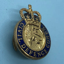 Charger l'image dans la galerie, Original British Army Lapel Pin - Civil Defence Corps - The Militaria Shop