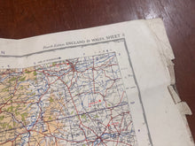 Load image into Gallery viewer, Original WW2 British Army RAF Navy Base Map of England - The Midlands Birmingham - The Militaria Shop