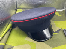 Load image into Gallery viewer, Original British Army Royal Engineers Peaked Cap - 59cm - The Militaria Shop
