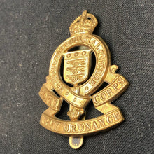 Load image into Gallery viewer, Original WW2 British Army Cap Badge - Royal Army Ordnance Corps - The Militaria Shop