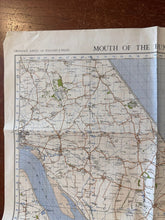 Load image into Gallery viewer, Original WW2 British Army GSGS OS Map of England & Wales - Mouth of the Humber - The Militaria Shop