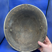 Load image into Gallery viewer, Original WW2 Mk3 Canadian / British Army Turtle Helmet High Rivet - The Militaria Shop