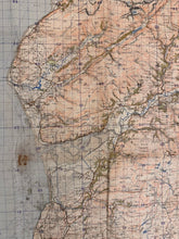 Load image into Gallery viewer, Original WW2 British Army GSGS OS Map of Great Britain - Barmouth & Aberystwtrh - The Militaria Shop