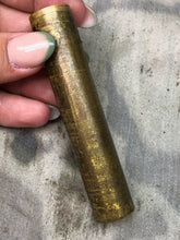 Load image into Gallery viewer, Original WW1 British Army SMLE Enfield Brass Oil Bottle - P-H Maker Marked - The Militaria Shop