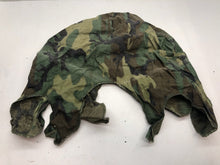 Load image into Gallery viewer, Original US Army Vietnam War Era M1 Camo Helmet Cover - Local Find - Combat Worn - The Militaria Shop