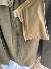 Load image into Gallery viewer, Original WW2 Canadian Army Soldiers Greatcoat - Size 38" Chest - The Militaria Shop