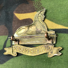 Load image into Gallery viewer, Original WW1 British Cap Badge - Louth School O.T.C. - The Militaria Shop