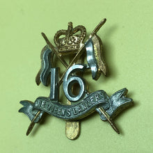 Load image into Gallery viewer, Original British Army Cap Badge - 16th The Queen's Lancers - The Militaria Shop