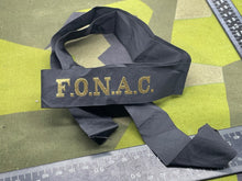 Charger l'image dans la galerie, British Royal Navy Cap Tally for Flag Officer Naval Aviation Command FONAC - The Militaria Shop