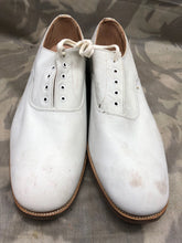Load image into Gallery viewer, Genuine British Army Women's White Summer Shoes - WW2 Pattern - Size UK 11.5 M - The Militaria Shop