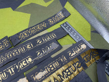 Lade das Bild in den Galerie-Viewer, British Royal Navy Quantity of Cap Tallies - Job Lot - The Militaria Shop