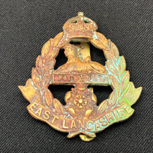 Load image into Gallery viewer, Genuine British Army Cap Badge - East Lancashire Regiment - The Militaria Shop