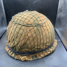 Lade das Bild in den Galerie-Viewer, Genuine Dutch Army M53 Euroclone of US M1 Camouflaged Helmet & Liner Set - The Militaria Shop