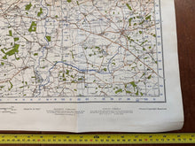 Load image into Gallery viewer, Original WW2 British Army GSGS Os Map of Great Britain - York - The Militaria Shop