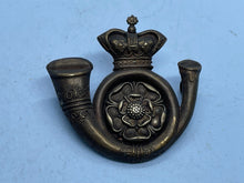 Load image into Gallery viewer, Original British Army - King's Own Yorkshire Light Infantry Victorian Cap Badge - The Militaria Shop