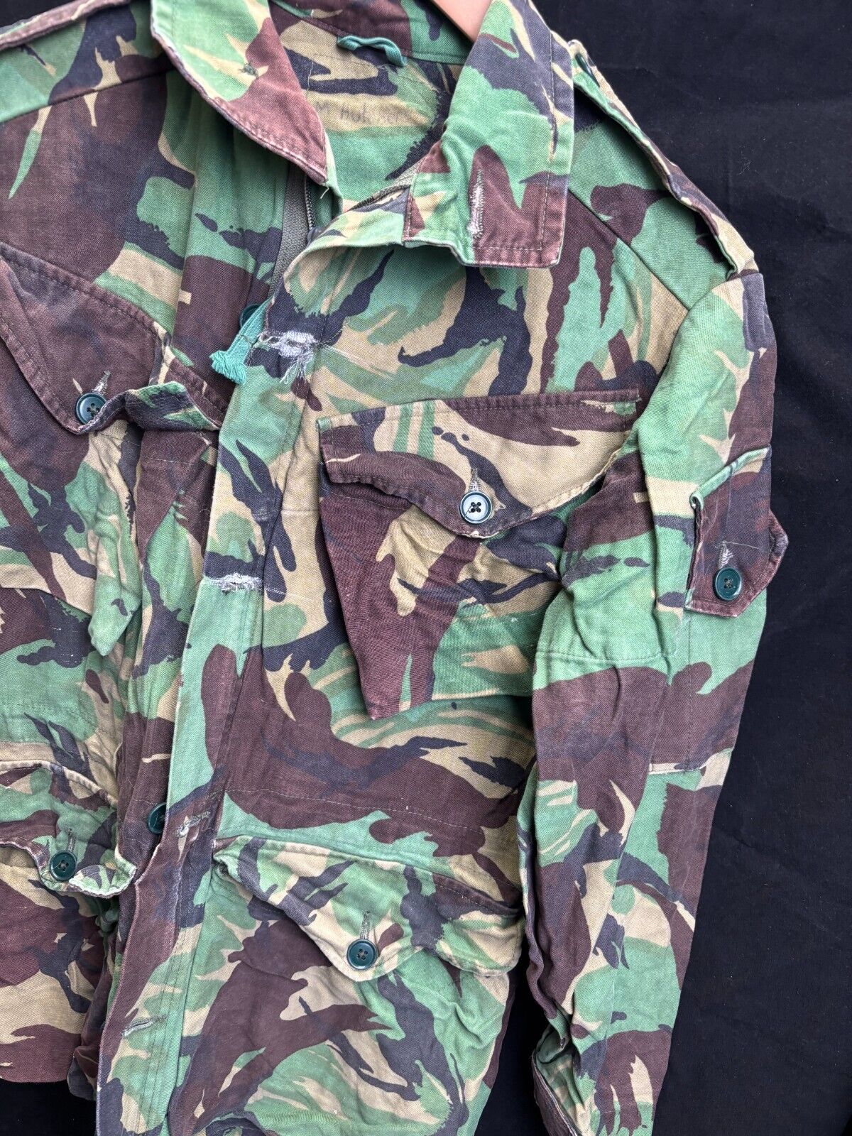 Surplus British Army DPM Pattern Camouflaged Smock Combat- 34in Chest - The Militaria Shop
