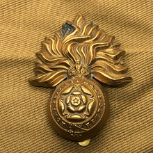 Load image into Gallery viewer, Original WW2 British Army Royal Fusiliers Cap Badge - The Militaria Shop