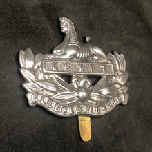 Load image into Gallery viewer, Original WW2 British Army Cap Badge - Gloucestershire Regiment - The Militaria Shop