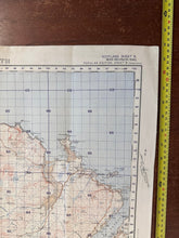 Load image into Gallery viewer, Original WW2 British Army GSGS Map of Scotland - Cape Wrath - The Militaria Shop