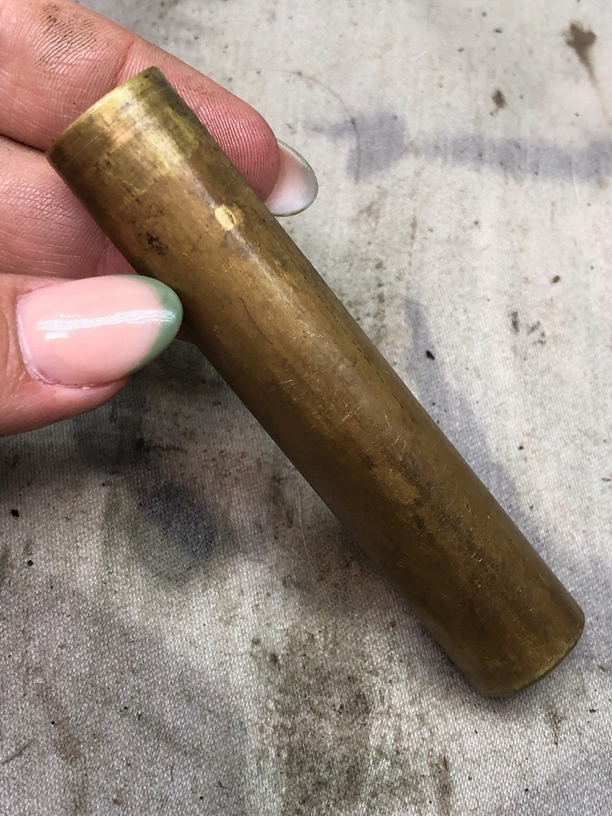 Original WW1 British Army SMLE Enfield Brass Oil Bottle - EFD Marked - The Militaria Shop