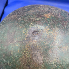 Charger l'image dans la galerie, Original WW2 Mk3 Canadian / British Army Turtle Helmet High Rivet - The Militaria Shop