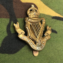 Load image into Gallery viewer, Original WW1 British Cap Badge - The Royal Irish Regiment - The Militaria Shop