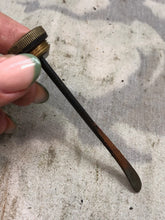 Load image into Gallery viewer, Original WW1 British Army SMLE Enfield Brass Oil Bottle - EFD Marked - The Militaria Shop