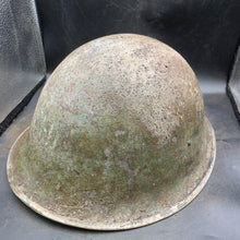 Load image into Gallery viewer, Original WW2 British/Canadian Army Mk3 Turtle Combat Helmet - The Militaria Shop