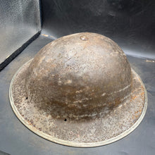 Load image into Gallery viewer, Original WW2 British Army Mk2 "Brodie" Combat Helmet - The Militaria Shop