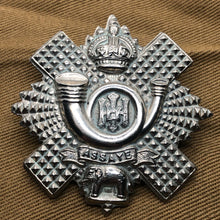 Load image into Gallery viewer, Original WW2 British Army Highland Light Infantry Cap Badge - The Militaria Shop