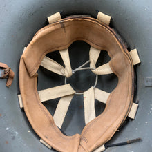 Load image into Gallery viewer, Original WW2 British Home Front Civil Defence Zuckerman Helmet - 1941 Dated - The Militaria Shop