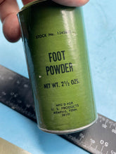 Load image into Gallery viewer, Original US Army Vietnam War Era Unissued Foot Powder - The Militaria Shop
