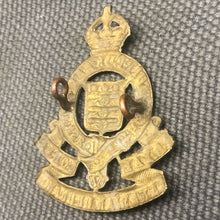 Load image into Gallery viewer, Original WW2 British Army Cap Badge - Royal Army Ordnance Corps RAOC - The Militaria Shop