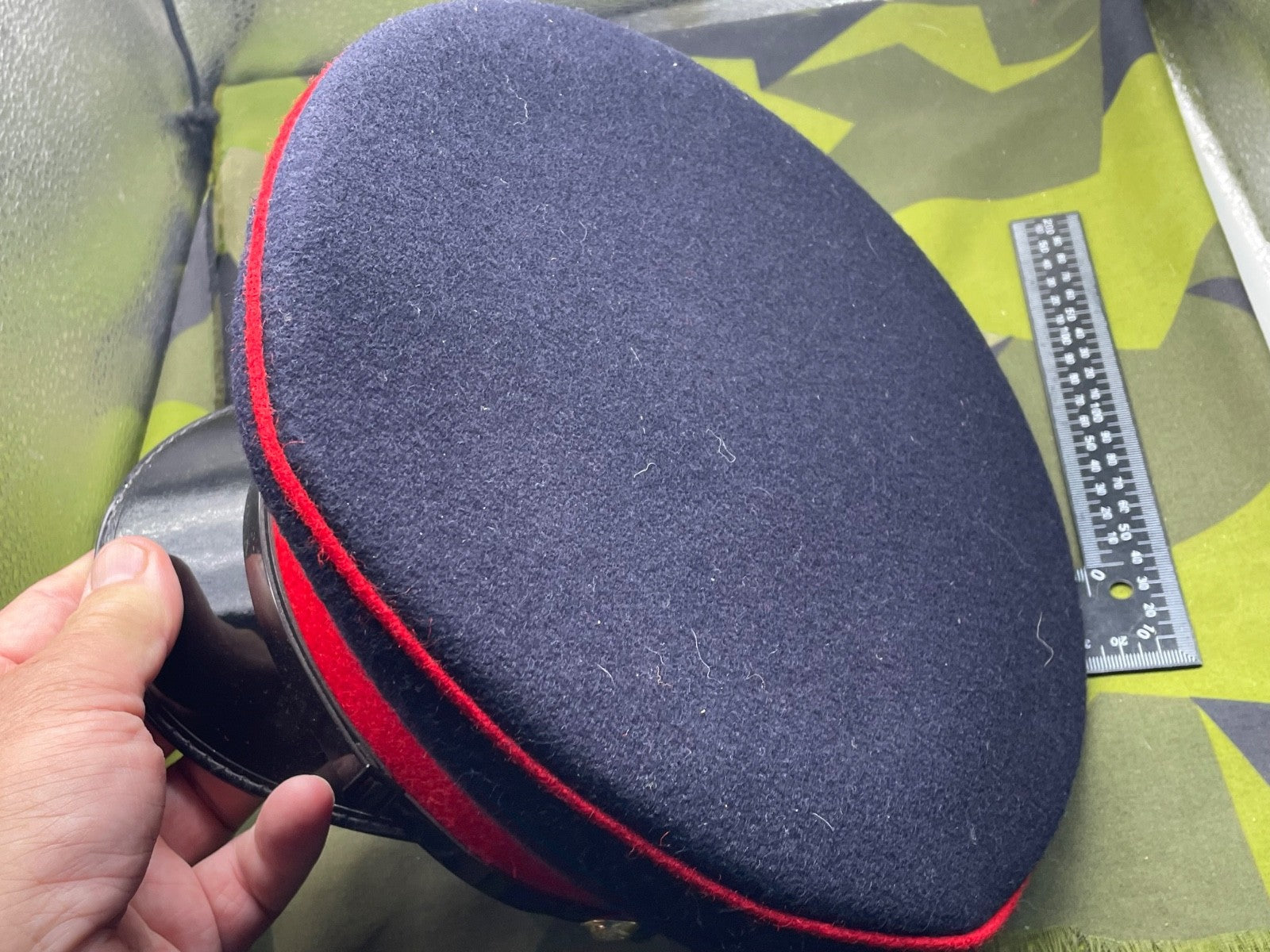 Genuine British Army Adjutant General's Corps Peaked Dress Cap - Size 56cm - The Militaria Shop