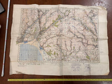 Load image into Gallery viewer, Original WW2 British Army GSGS OS Map of Great Britain - Swansea & Aberdare - The Militaria Shop