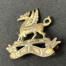 Load image into Gallery viewer, Original WW1 British Army Cap Badge - Montgomeryshire Imperial Yeomanry - The Militaria Shop
