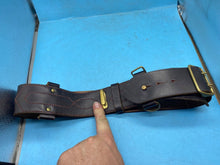 Load image into Gallery viewer, Original British Army Officers Sam Browne Belt - Approx 32" Waist - The Militaria Shop