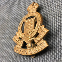 Load image into Gallery viewer, Original WW2 British Army Cap Badge - Royal Army Ordnance Corps - The Militaria Shop