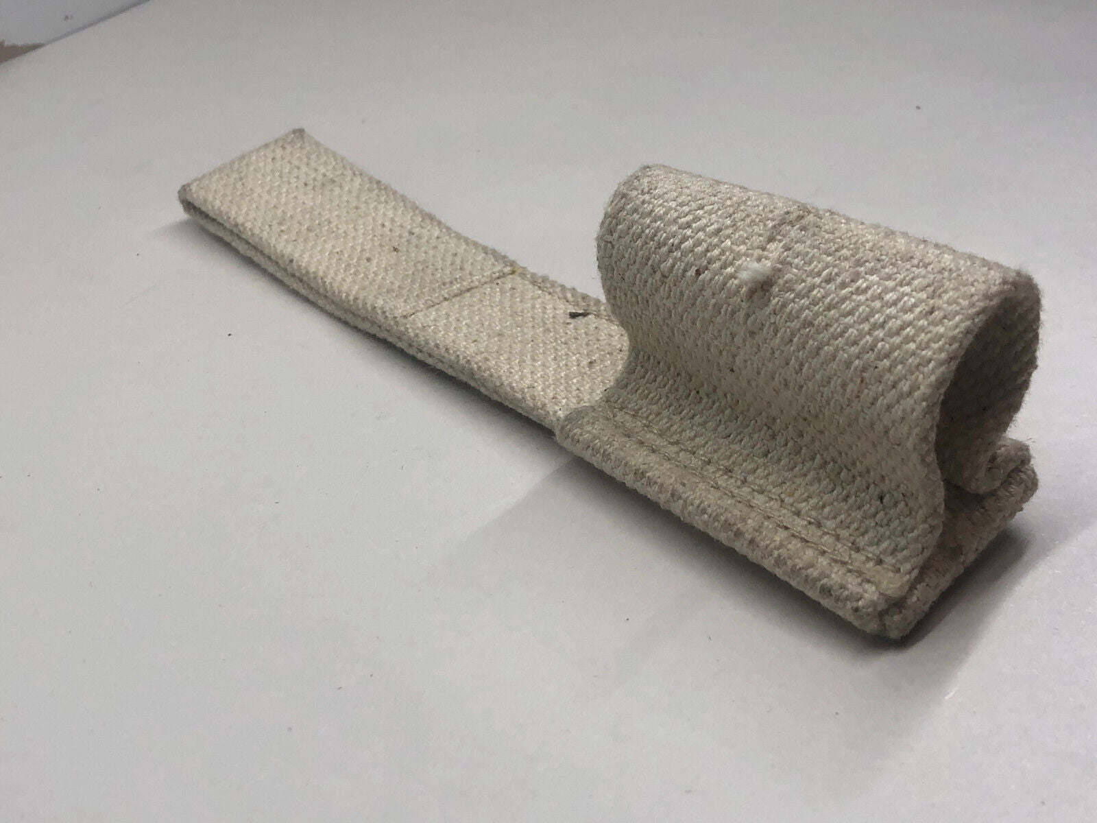 Original WW2 British Army 37 Pattern Webbing Bayo Frog - White for Guards & MP's - The Militaria Shop