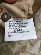 Lade das Bild in den Galerie-Viewer, Genuine NEW British Army Desert DPM Camouflaged Combat Jacket - Size 170/96 - The Militaria Shop