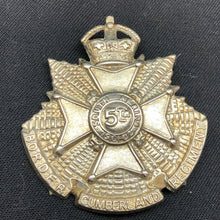 Load image into Gallery viewer, Original WW1 British Army Cap Badge - 5th Cumberland Battalion Border Regiment - The Militaria Shop