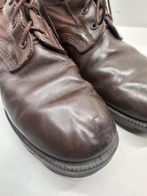 Load image into Gallery viewer, British Army Surplus Brown Leather Combat Boots - WP - Size UK 9 M - The Militaria Shop