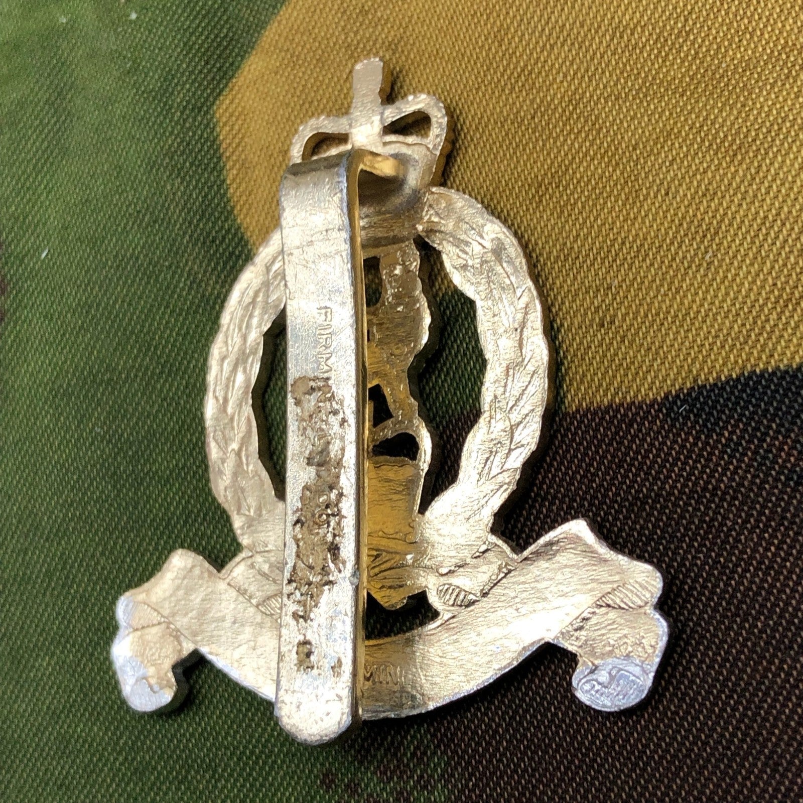Original British Staybrite Army Cap Badge - Adjutant General's Corps - The Militaria Shop