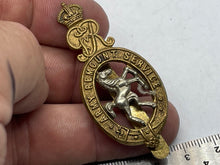 Load image into Gallery viewer, Original WW1 British Army - Army Remount Service Cap Badge - The Militaria Shop