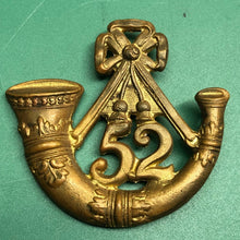 Load image into Gallery viewer, British Army Cap Badge - 52nd Regiment Oxfordshire - The Militaria Shop
